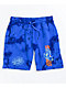 Santa Cruz Split Hand Broken Dot Blue Tie Dye Sweat Shorts - Thumbnail image 1 of 4