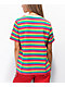 Santa Cruz Sunny Rainbow Striped T-Shirt