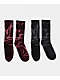 Santa Cruz Til The End Messenger Grey & Brown 2 Pack Crew Socks - Thumbnail image 2 of 2