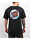 Santa Cruz Tsunami Dot Black T-Shirt - Thumbnail image 1 of 3