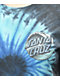 Santa Cruz Wave Dot camiseta tie dye azul