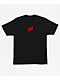 Santa Cruz x Stranger Things Screaming Lights Black T-Shirt - Thumbnail image 2 of 2