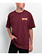 Santa Cruz x Thrasher Flame Dot Burgundy T-Shirt - Thumbnail image 2 of 3