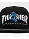 Santa Cruz x Thrasher Screaming Logo Black Trucker Hat - Thumbnail image 3 of 3