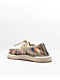 Sanuk Boaties ST Print Beige & Khaki Coastal Stripe Boat Shoes - Thumbnail image 2 of 5