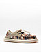 Sanuk Boaties ST Print Beige & Khaki Coastal Stripe Boat Shoes - Thumbnail image 1 of 5