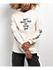 Schaf Don't Waste Time Natural Long Sleeve T-Shirt - Thumbnail image 1 of 4