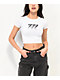 Schaf Make Your Own Luck White Crop T-Shirt - Thumbnail image 1 of 2