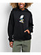 Schaf Peace Out Rabbit Black Hoodie - Thumbnail image 1 of 3