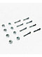 Screw City 1" Moonstone Silver Skateboard Hardware - Thumbnail image 1 of 2