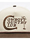 Sendero Cowboy Country Club Cream & Brown Snapback Hat - Thumbnail image 3 of 3