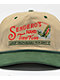 Sendero Time Flies Sand & Green Snapback Hat - Thumbnail image 3 of 4
