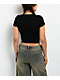 Sesame Street Miserable Black Crop T-Shirt - Thumbnail image 2 of 4