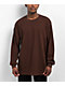 Shaka Wear Brown Heavyweight Long Sleeve Thermal T-Shirt - Thumbnail image 1 of 2