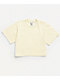 Shaka Wear Cream Crop T-Shirt - Thumbnail image 4 of 4