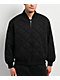 Shaka Wear Diamond Quilted Black Bomber Jacket - Thumbnail image 3 of 5