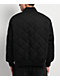 Shaka Wear Diamond Quilted Black Bomber Jacket - Thumbnail image 2 of 5