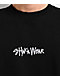 Shaka Wear Embroidered Logo Black Heavyweight T-Shirt - Thumbnail image 2 of 3