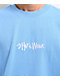 Shaka Wear Embroidered Logo Blue Heavyweight T-Shirt - Thumbnail image 2 of 3