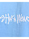 Shaka Wear Embroidered Logo Blue Heavyweight T-Shirt - Thumbnail image 3 of 3