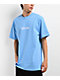 Shaka Wear Embroidered Logo Blue Heavyweight T-Shirt - Thumbnail image 1 of 3
