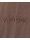 Shaka Wear Embroidered Logo Mocha T-Shirt - Thumbnail image 2 of 2