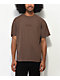 Shaka Wear Embroidered Logo Mocha T-Shirt - Thumbnail image 1 of 2