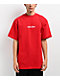 Shaka Wear Embroidered Logo Red Heavyweight T-Shirt - Thumbnail image 1 of 4