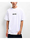 Shaka Wear Embroidered Logo White Heavyweight T-Shirt - Thumbnail image 1 of 3