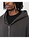 Shaka Wear Garment Dye Grey Heavyweight Double Zip Hoodie - Thumbnail image 3 of 3