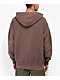 Shaka Wear Garment Dye Mocha Heavyweight Double Zip Hoodie - Thumbnail image 2 of 4