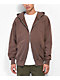 Shaka Wear Garment Dye Mocha Heavyweight Double Zip Hoodie - Thumbnail image 1 of 4