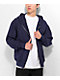 Shaka Wear Garment Dye Navy Heavyweight Double Zip Hoodie - Thumbnail image 3 of 4
