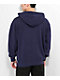 Shaka Wear Garment Dye Navy Heavyweight Double Zip Hoodie - Thumbnail image 2 of 4