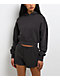 Shaka Wear Grey Boxy Crop Hoodie - Thumbnail image 1 of 5