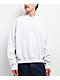 Shaka Wear Heather White Crop Crewneck Sweatshirt - Thumbnail image 1 of 3