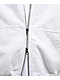 Shaka Wear Heather White Crop Zip Hoodie - Thumbnail image 4 of 5