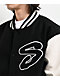 Shaka Wear Logo Black & White Letterman Jacket - Thumbnail image 3 of 5
