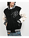 Shaka Wear Logo Black & White Letterman Jacket - Thumbnail image 4 of 5