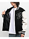 Shaka Wear Logo Black & White Letterman Jacket - Thumbnail image 5 of 5