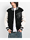 Shaka Wear Logo Black & White Letterman Jacket - Thumbnail image 1 of 5