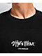 Shaka Wear Logo Black Heavyweight Long Sleeve Thermal T-Shirt - Thumbnail image 2 of 3
