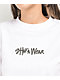 Shaka Wear Logo White Crop T-Shirt - Thumbnail image 2 of 2