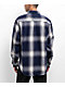 Shaka Wear Navy Plaid Heavyweight Flannel Shirt - Thumbnail image 2 of 3