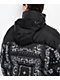 Shaka Wear Paisley Black Down Puffer Jacket - Thumbnail image 6 of 10