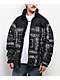 Shaka Wear Paisley Black Down Puffer Jacket - Thumbnail image 10 of 10
