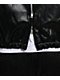 Shaka Wear Patent Leather Black Hooded Bomber Jacket - Thumbnail image 5 of 5