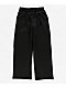 Shaka Wear Pleated Garment Dye Black Sweatpants - Thumbnail image 6 of 6