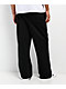 Shaka Wear Pleated Garment Dye Black Sweatpants - Thumbnail image 2 of 6
