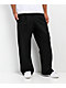 Shaka Wear Pleated Garment Dye Black Sweatpants - Thumbnail image 1 of 6